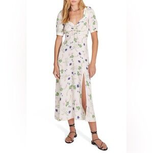 Favorite Daughter Vineyard Floral Midi Dress with slit